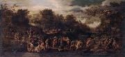 unknow artist Moses and the israelites with the ark Spain oil painting reproduction